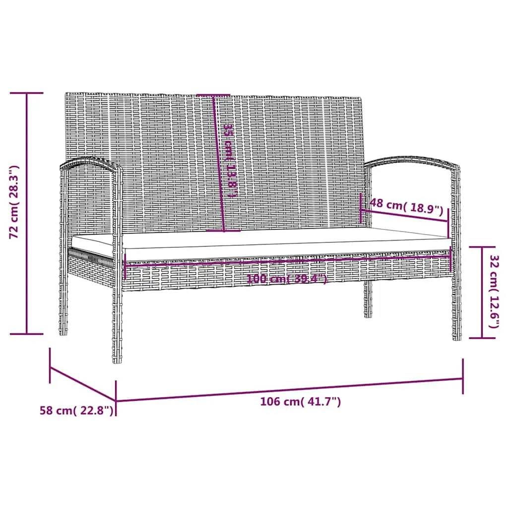 16 Piece Garden Lounge Set for Outdoor Relaxation