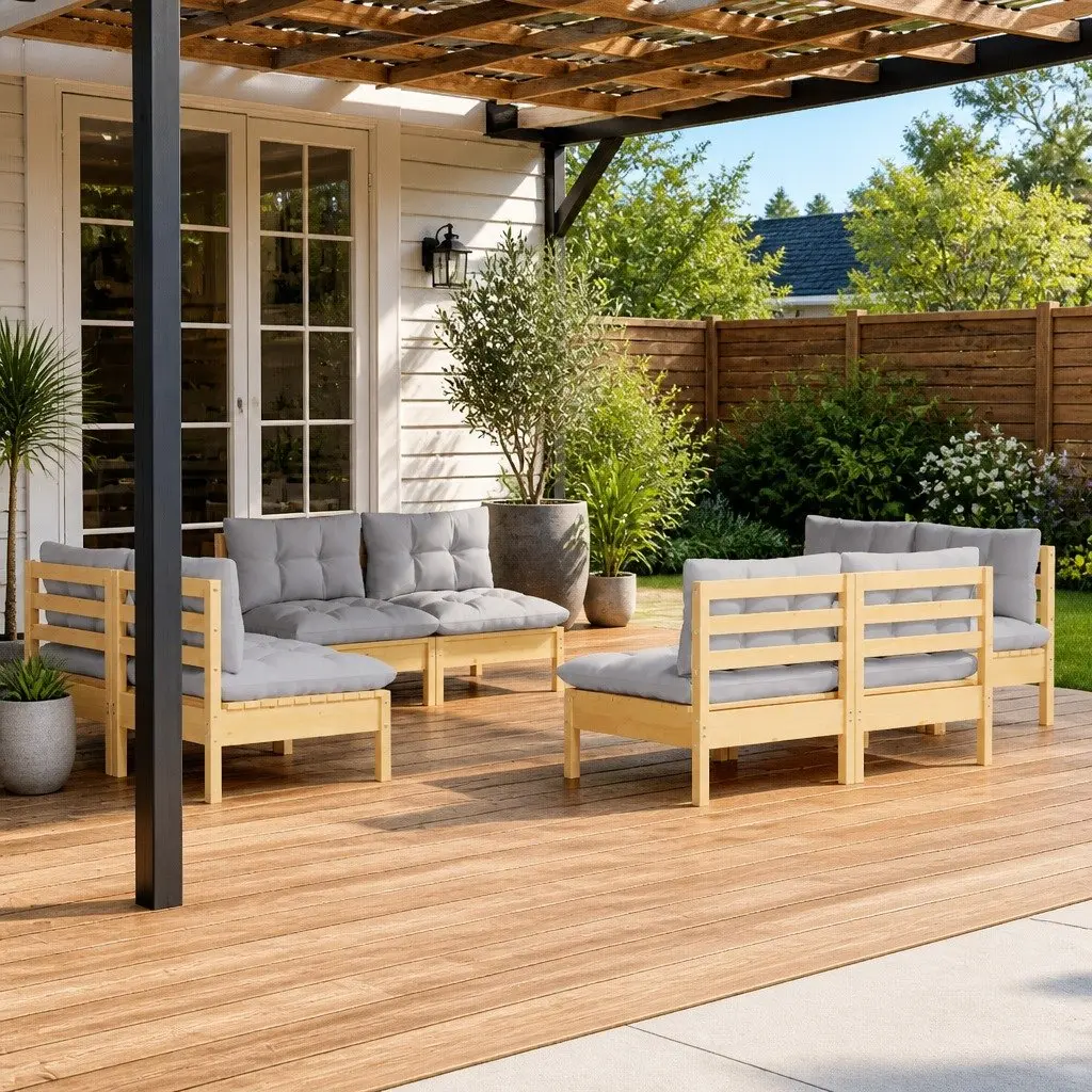 8-Piece Lounge Set for Outdoor Gatherings