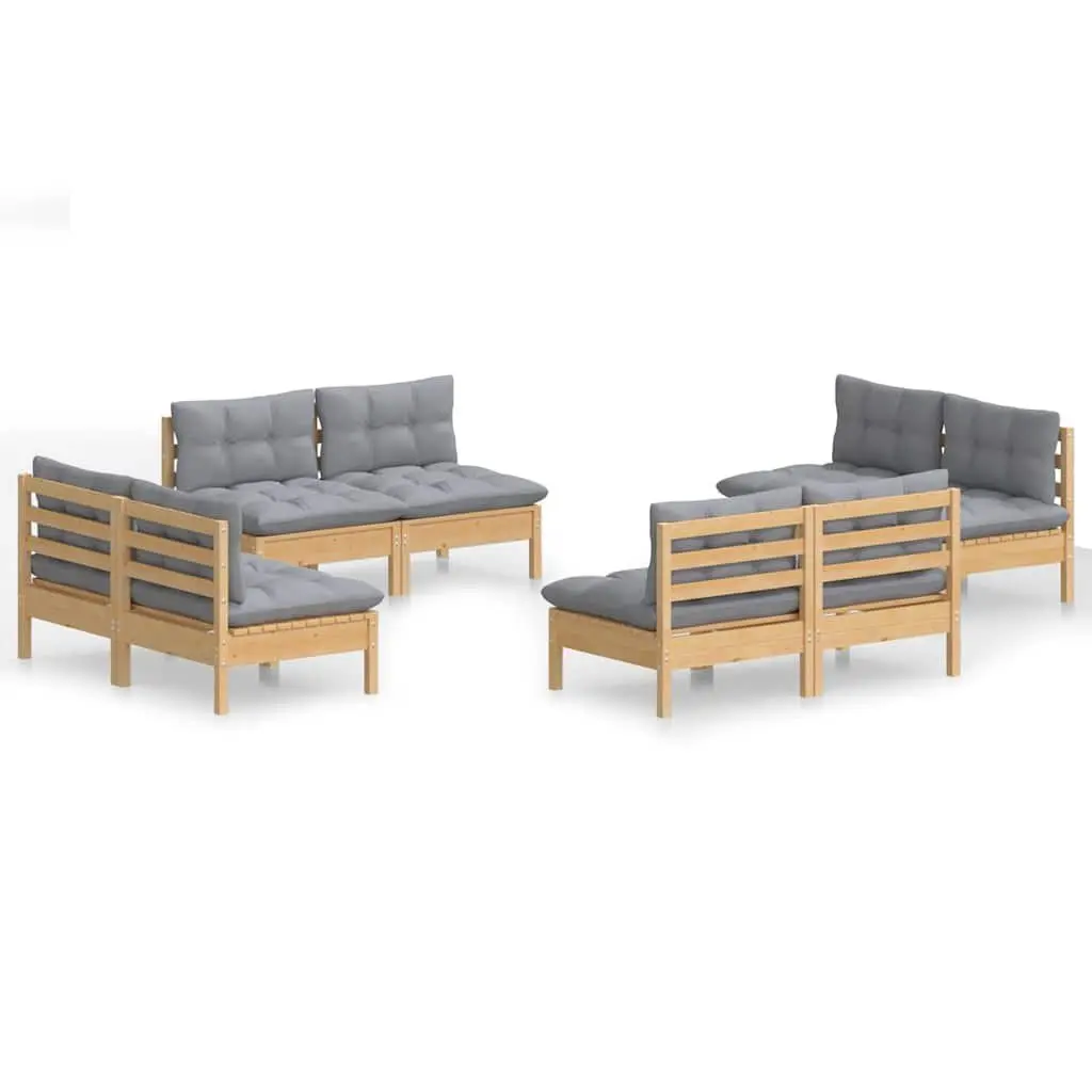 8-Piece Lounge Set for Outdoor Gatherings