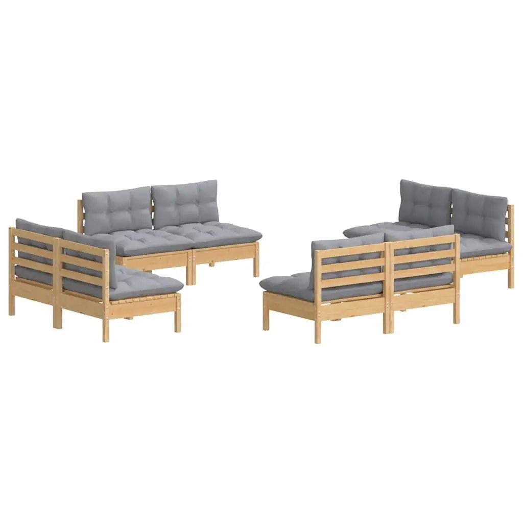 8-Piece Lounge Set for Outdoor Gatherings