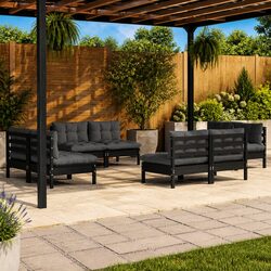 Friendly and Approachable: Your 8 Piece Garden Lounge Set