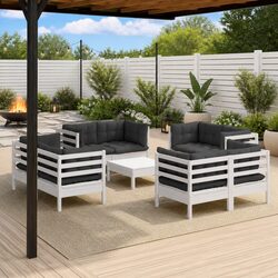 Create Your Outdoor Retreat with This 9 Piece Lounge Set
