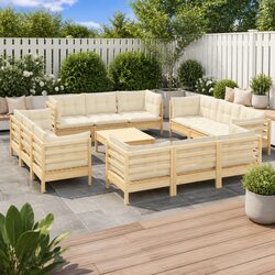 Your 13 Piece Garden Lounge Set Awaits - Comfort and Style