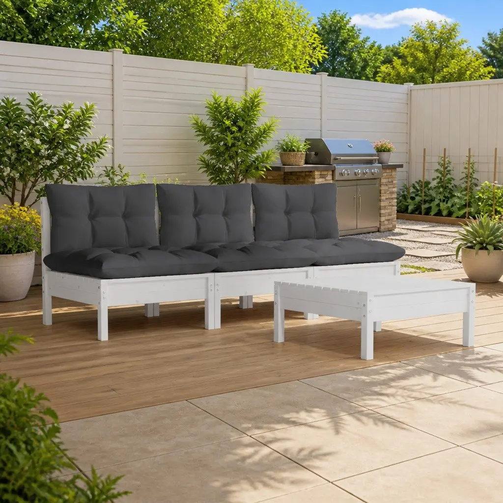 4 Piece Garden Lounge Set