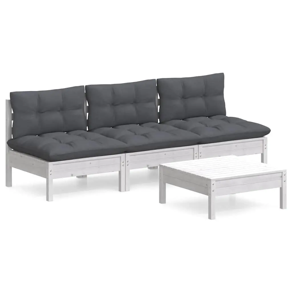 4 Piece Garden Lounge Set