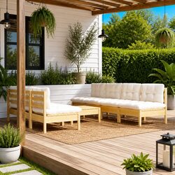 Your Perfect 8-Piece Lounge Set for Outdoor Spaces