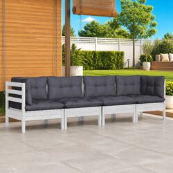 Your Outdoor Oasis Awaits with Our 4-Piece Lounge Set