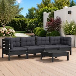 Your Cozy 5-Piece Garden Lounge Set Awaits