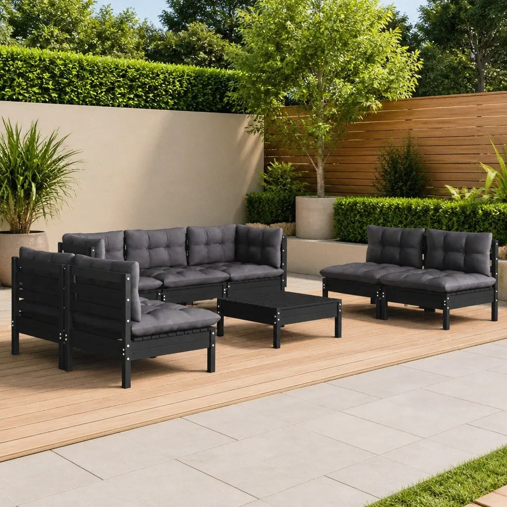 8-Piece Lounge Set for Outdoor Relaxation
