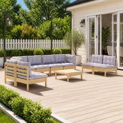 Your New Favorite Outdoor Lounge Set: 9 Piece Design