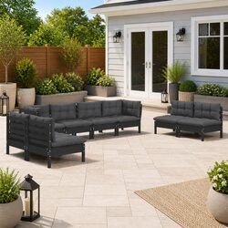 Friendly 9 Piece Outdoor Lounge Set for Your Patio