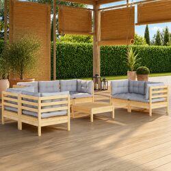 Friendly 8 Piece Outdoor Lounge Set with Comfort
