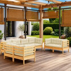Friendly 8 Piece Lounge Set for Your Outdoor Enjoyment
