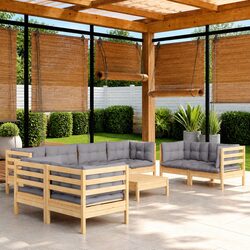 Your New 9 Piece Garden Lounge Set Awaits