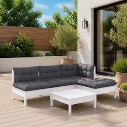 Enjoy Outdoor Living with This 5-Piece Lounge Set