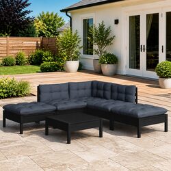 Create a Cozy Outdoor Haven with This Lounge Set