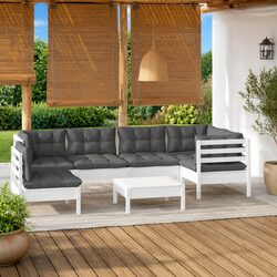 Your New Favorite 7-Piece Lounge Set in White