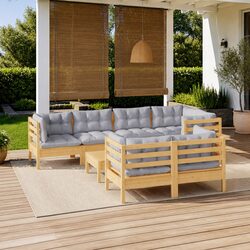 Your New 8 Piece Garden Lounge Set Awaits