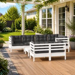 Enjoy Your Outdoor Space with This 8-Piece Lounge Set