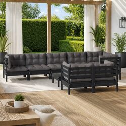 Create Your Outdoor Oasis with a 9-Piece Lounge Set