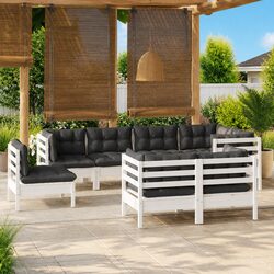Create Your Outdoor Haven with 8-Piece Lounge Set
