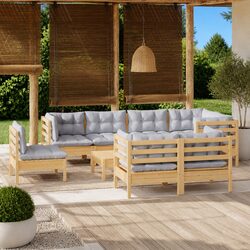 Friendly 9-Piece Garden Lounge Set for Your Outdoor Space