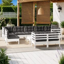 Friendly 10-Piece Garden Lounge Set with Cushions for You