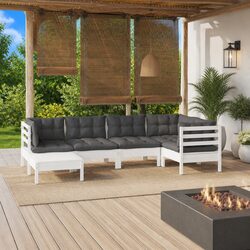 Create Your Outdoor Oasis with Our 6-Piece Lounge Set