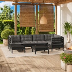 Your Ideal 7 Piece Garden Lounge Set with Cushions