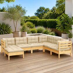 Your Ideal 7 Piece Garden Lounge Set Awaits