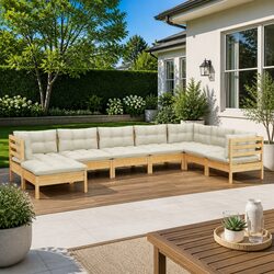 Create Your Perfect Outdoor Space with 8 Piece Lounge Set