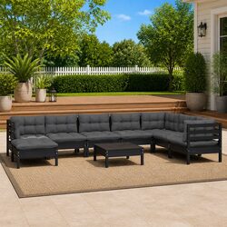 Your Perfect 9-Piece Lounge Set for Outdoor Enjoyment