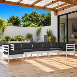 Friendly 8 Piece Garden Lounge Set for Your Patio