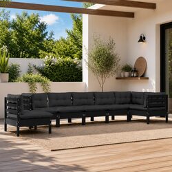 Your Outdoor Retreat Awaits: 8 Piece Garden Lounge Set