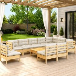 Enjoy Outdoor Comfort with 11 Piece Garden Lounge Set