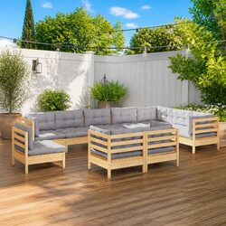 Create Your Dream Patio with a 10-Piece Lounge Set