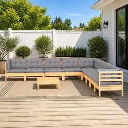 Your New Favorite 10-Piece Garden Lounge Set Awaits