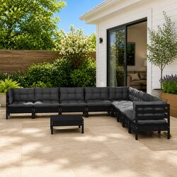 Enjoy Your Space with the 10-Piece Modular Lounge Set