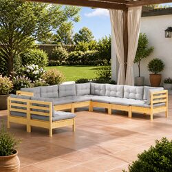 Your Friendly 9 Piece Garden Lounge Set Solution