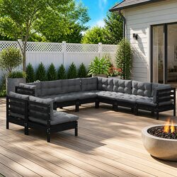 Welcome to Your New 9-Piece Garden Lounge Set