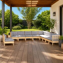Your Perfect 11 Piece Outdoor Lounge Set Awaits