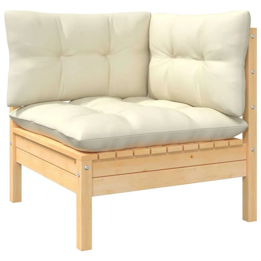 Garden Lounge Set 12 Piece Outdoor Furniture Patio Modular Seating Cream