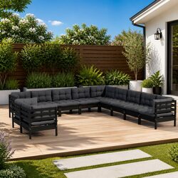 Your Ideal 11 Piece Garden Lounge Set Awaits You