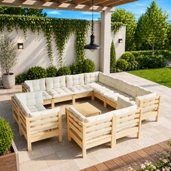 Friendly 12 Piece Garden Lounge Set for Your Outdoor Space