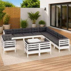 Your Cozy 14-Piece Garden Lounge Set Awaits