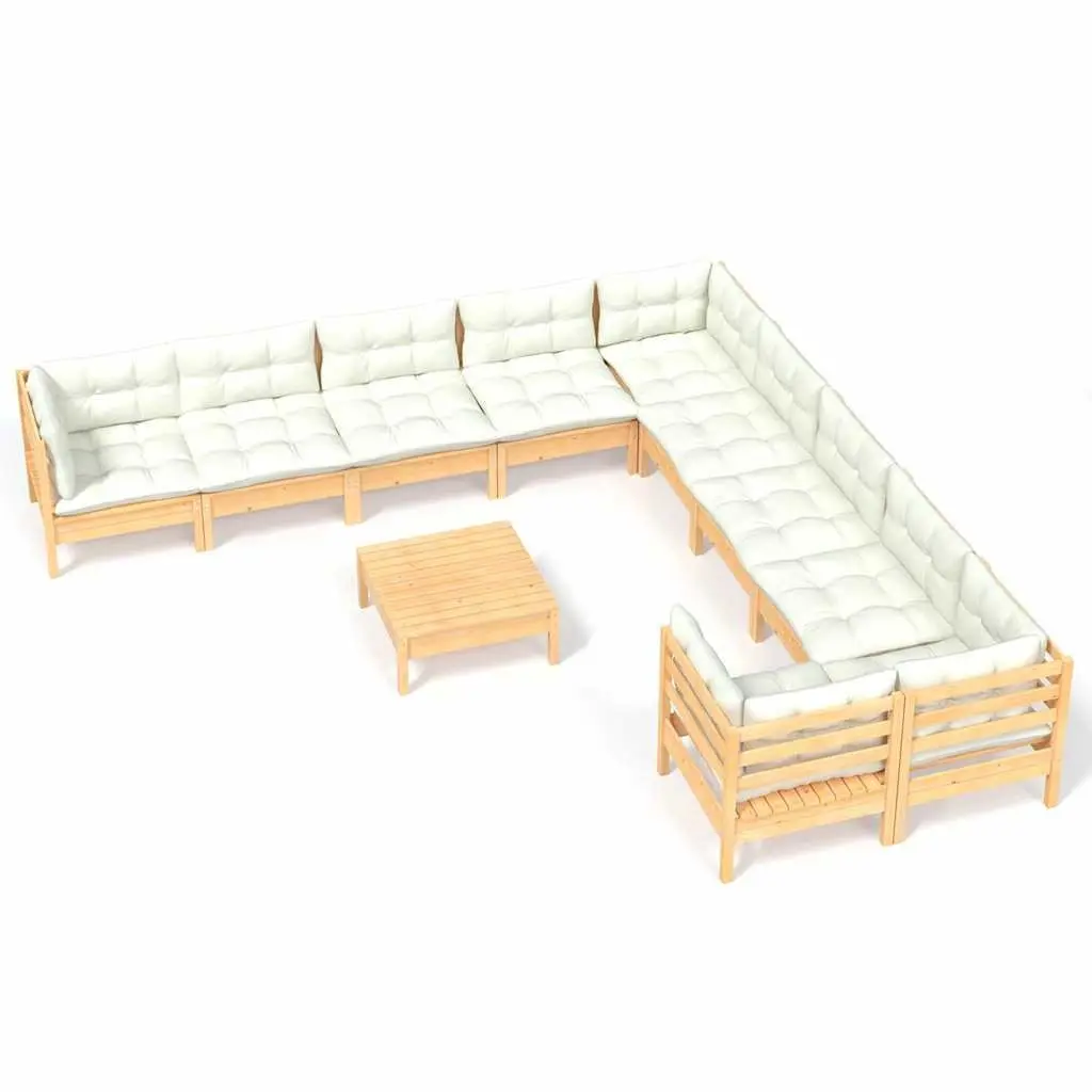 11 Piece Lounge Set for Outdoor Relaxation