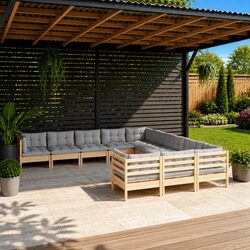 Your Perfect 11 Piece Outdoor Lounge Set for Relaxation