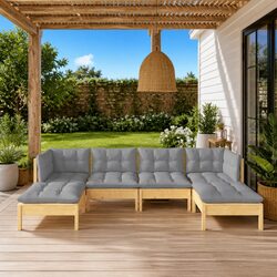 Your Perfect Modular Garden Lounge Set - 6 Pieces