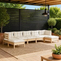 Create Your Outdoor Oasis with this 7-Piece Lounge Set