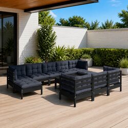 Create Your Outdoor Retreat with This 11-Piece Lounge Set
